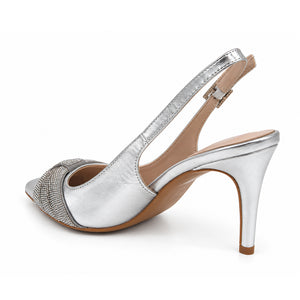 ZAPATO MUJER STHEF FIESTA PLATA 8302