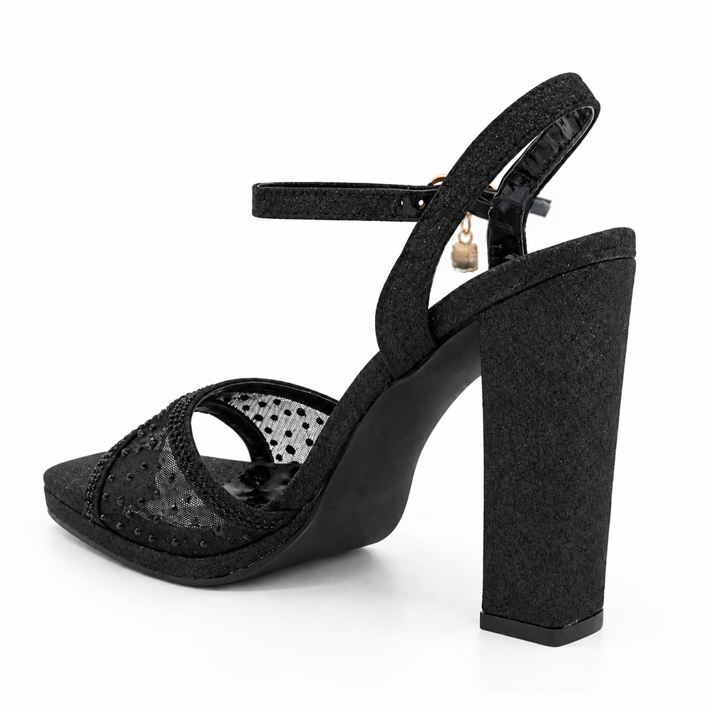 SANDALIA MUJER STHEF FIESTA NEGRO 8518