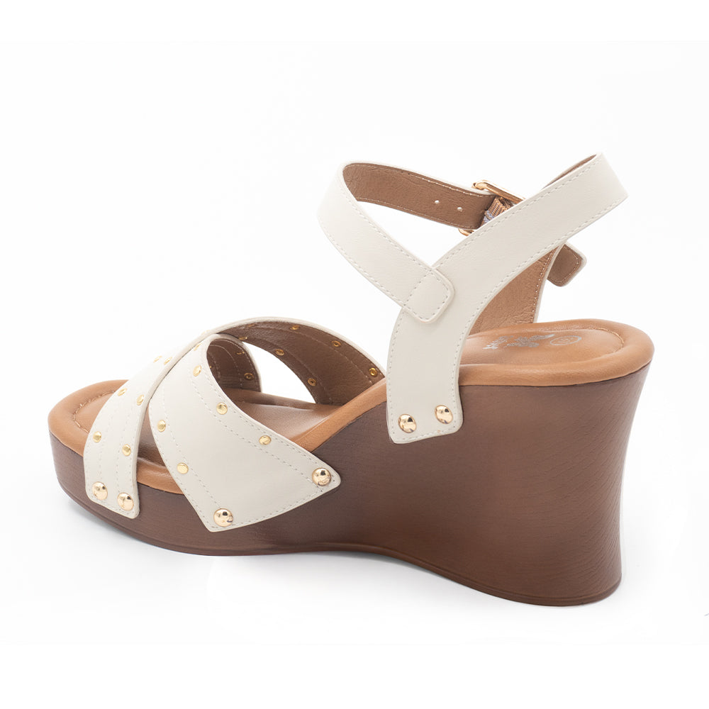 SANDALIA MUJER STHEF CASUAL OFF WHITE 8412