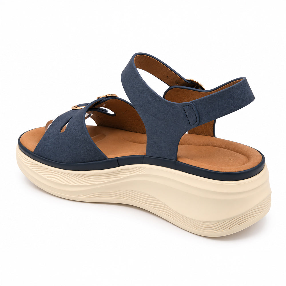 SANDALIA MUJER STHEF CASUAL AZUL 8448