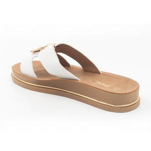 SANDALIA MUJER STHEF CASUAL BLANCO 8379
