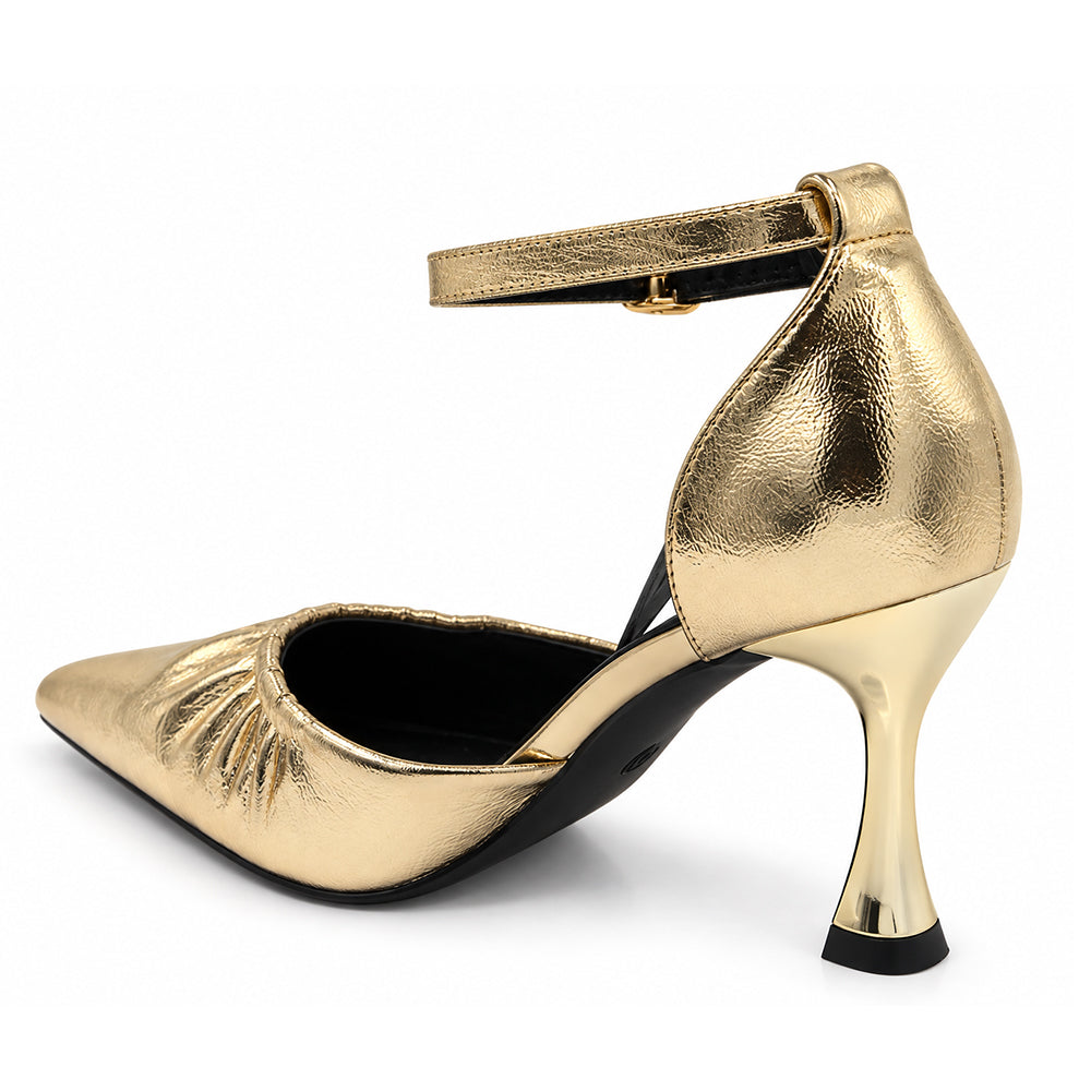 ZAPATO MUJER STHEF FIESTA DORADO 8480