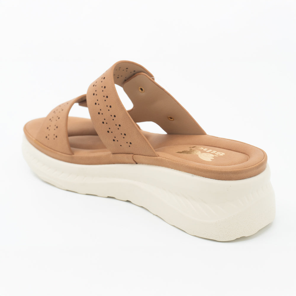SANDALIA MUJER STHEF CASUAL CAMEL 8466