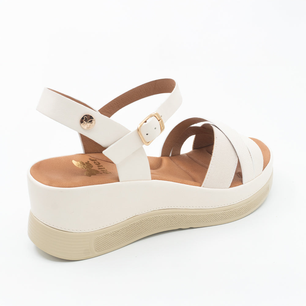 SANDALIA MUJER STHEF CASUAL OFF WHITE 8443