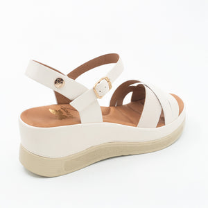 SANDALIA MUJER STHEF CASUAL OFF WHITE 8443