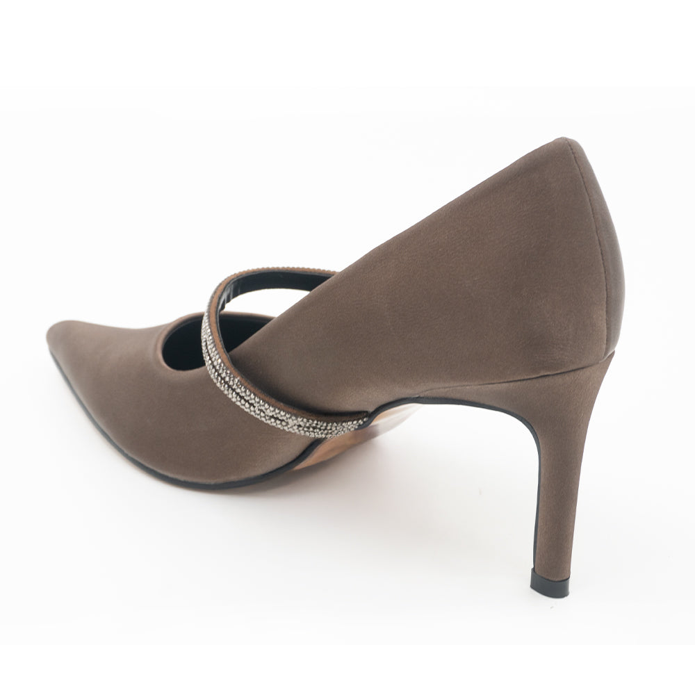 ZAPATO MUJER STHEF VESTIR CAFE 8477