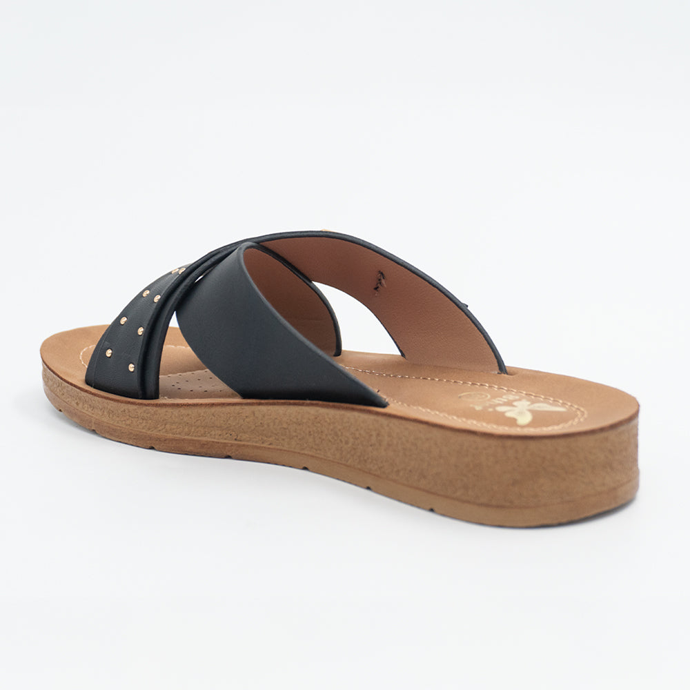 SANDALIA MUJER STHEF CASUAL NEGRO 8464