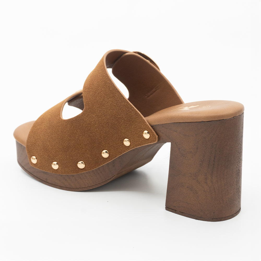 SANDALIA MUJER STHEF CASUAL COGNAC 8435