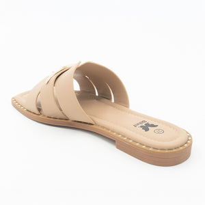 SANDALIA MUJER STHEF CASUAL BEIGE 8456