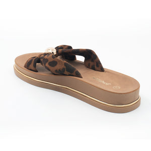 SANDALIA MUJER STHEF CASUAL ANIMAL PRINT 8380