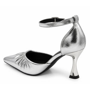 ZAPATO MUJER STHEF FIESTA PLATA 8480