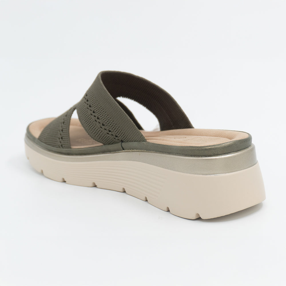 SANDALIA MUJER STHEF CASUAL OLIVO 8472