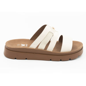 SANDALIA MUJER STHEF CASUAL BEIGE 8427