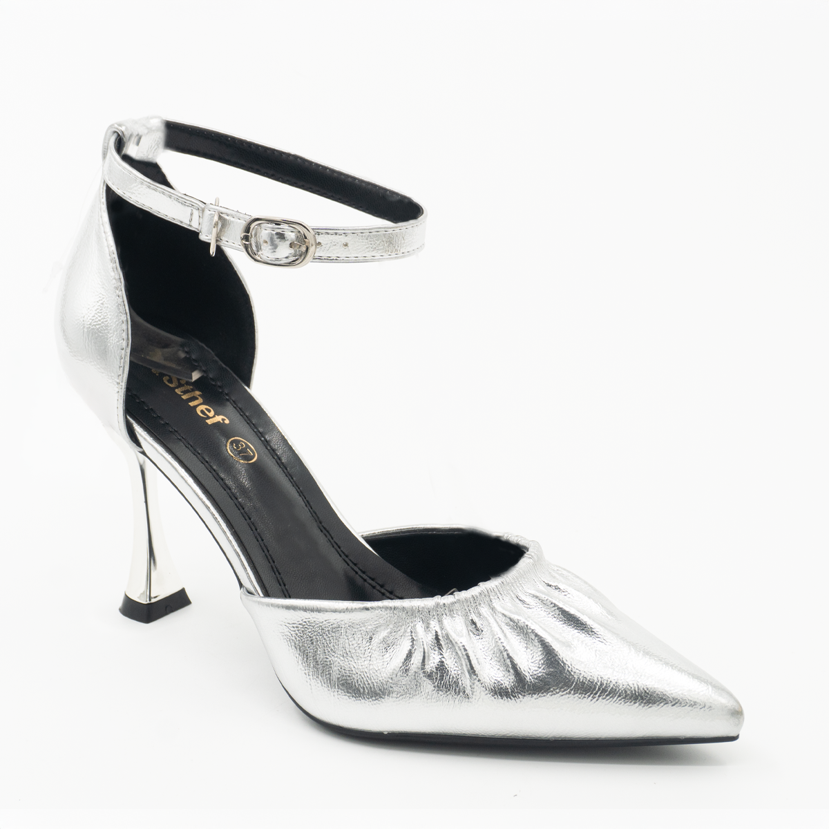 ZAPATO MUJER STHEF FIESTA PLATA 8480