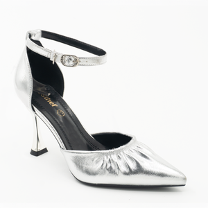 ZAPATO MUJER STHEF FIESTA PLATA 8480
