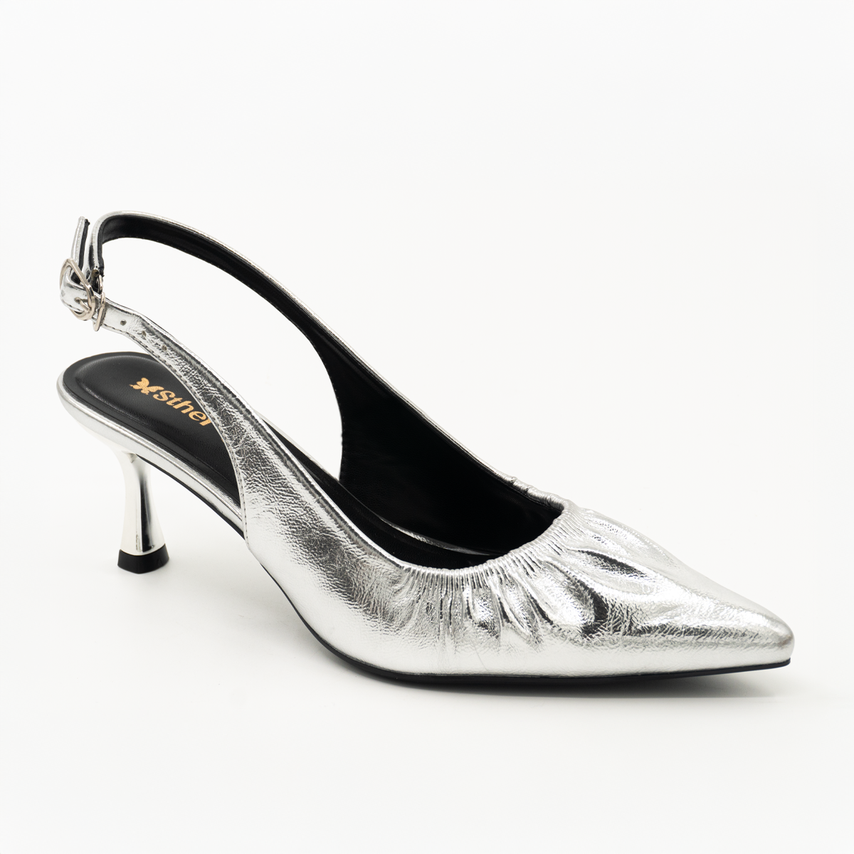 ZAPATO MUJER STHEF FIESTA PLATA 8485