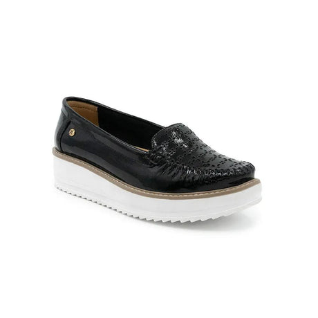 ZAPATO MUJER MIKAELA CASUAL NEGRO CHAROL MS743 Mikaela