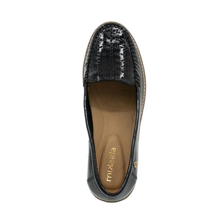 ZAPATO MUJER MIKAELA CASUAL NEGRO CHAROL MS743 Mikaela