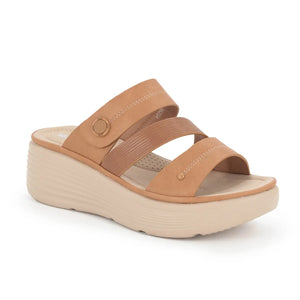 SANDALIA MUJER STHEF CASUAL MARRON 8004