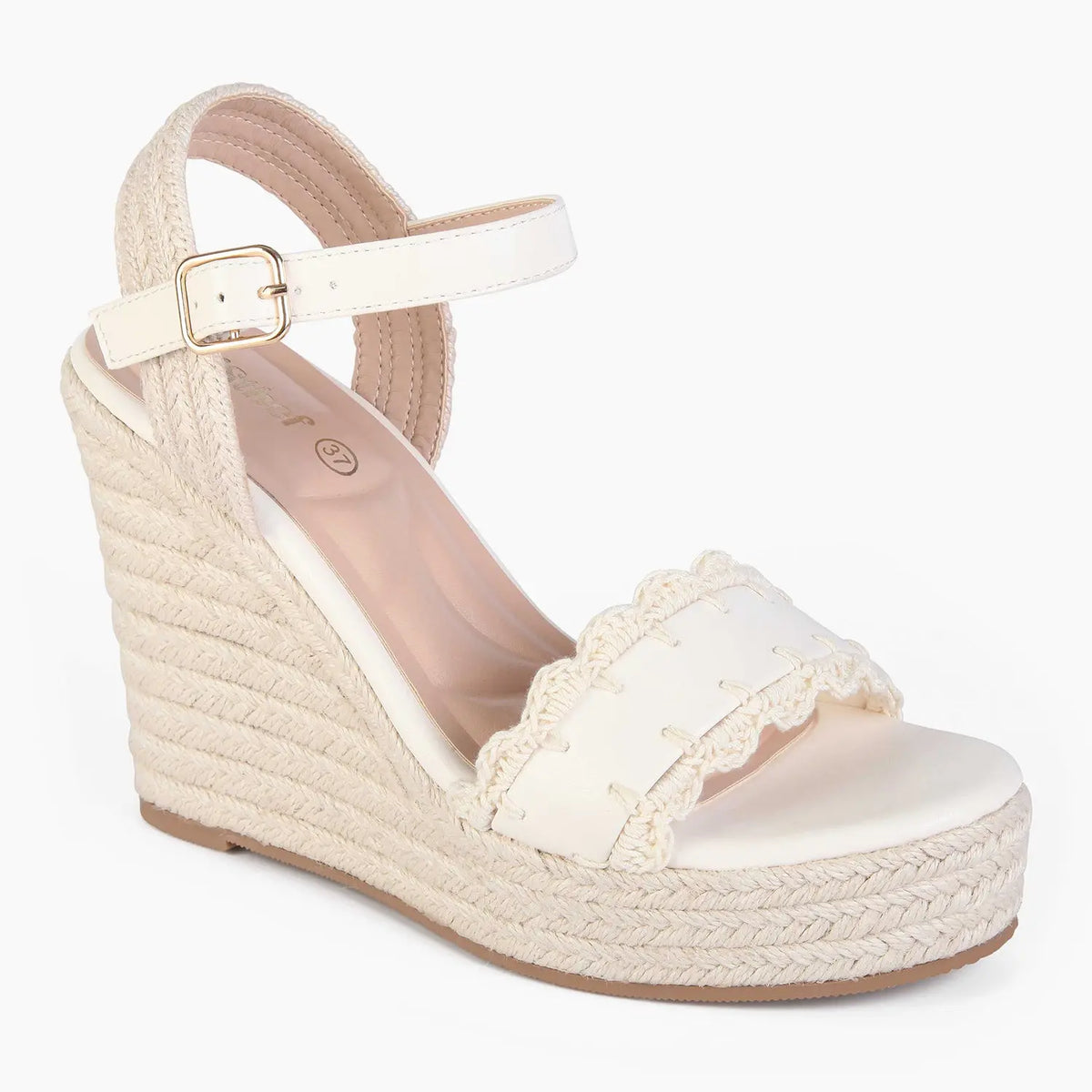 SANDALIA MUJER STHEF CASUAL OFF WHITE 8029