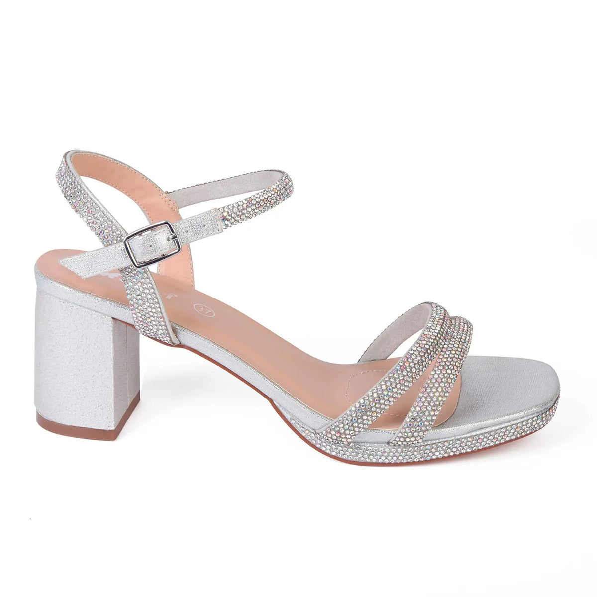 SANDALIA MUJER STHEF FIESTA PLATA 7995