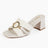 SANDALIA MUJER STHEF VESTIR BLANCO 8045
