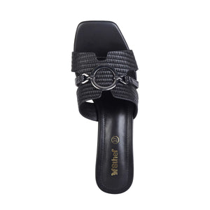 SANDALIA MUJER STHEF VESTIR NEGRO 8045
