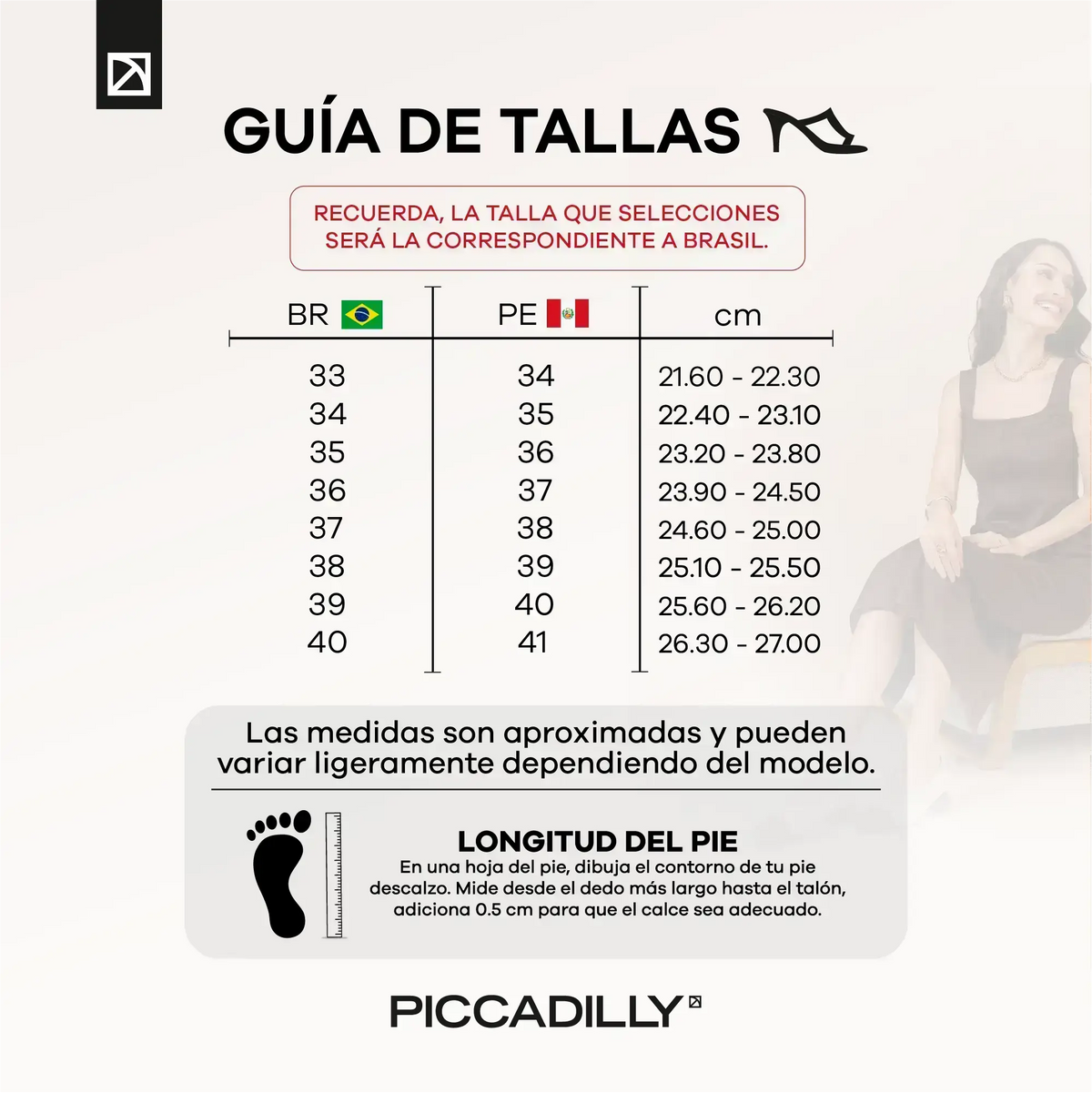 Piccadilly 65406500000002 Preto Piccadilly