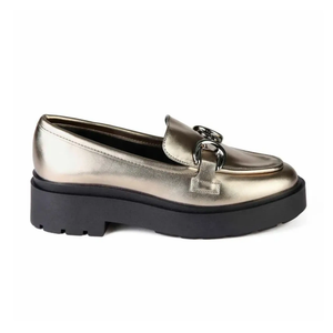 MOCASIN MUJER MIKAELA PRATA VELHO 20055-15 Mikaela